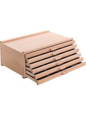 6-Drawer Artist Tool Storage Box - Perfect for Art Supplies & Organization
